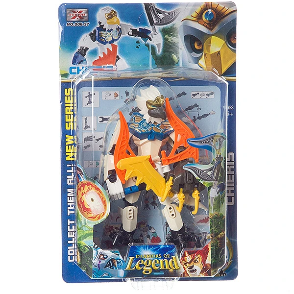 Робот пласт. LEGEND, CRD 32x20x6,5 см, 6 видов, арт.006-37