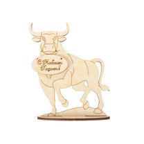 "Mr. Carving" ВД-958 Бык на подставке фанера 12 х 10 х 3 см.