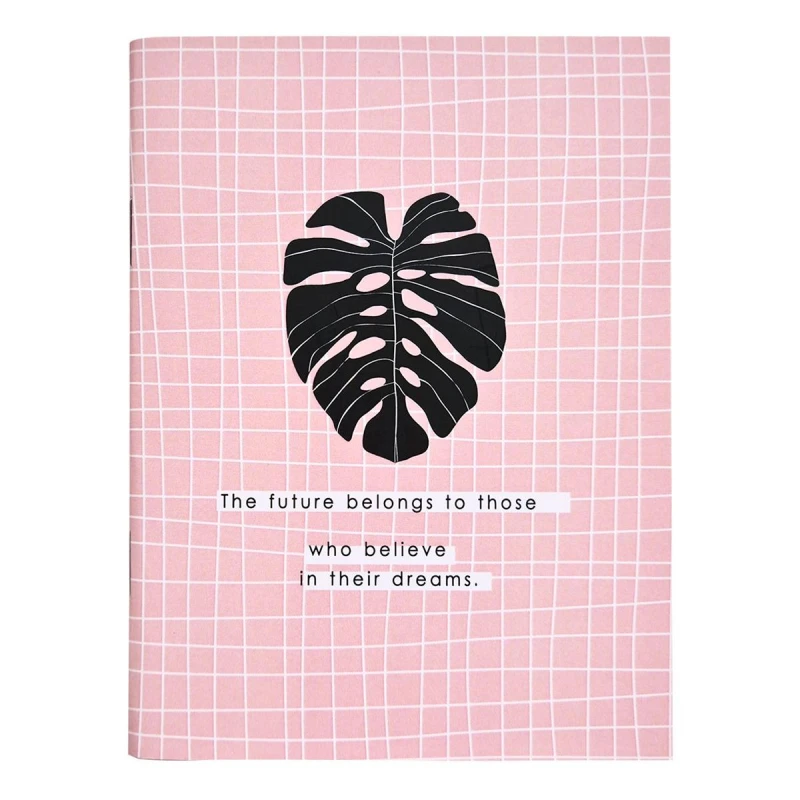 Блокнот А6 32л. клетка, скрепка. 105х140мм Abstract листок N2444