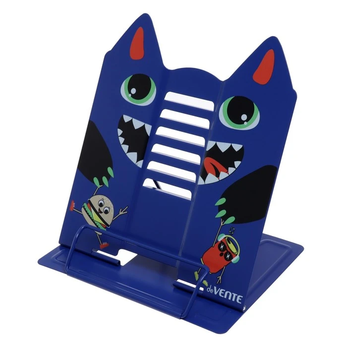 Подставка для книг металлическая deVENTE Skater, 154 х 152 мм, синий