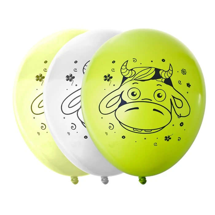 Шар воздушный 12" с рисунком Зверята