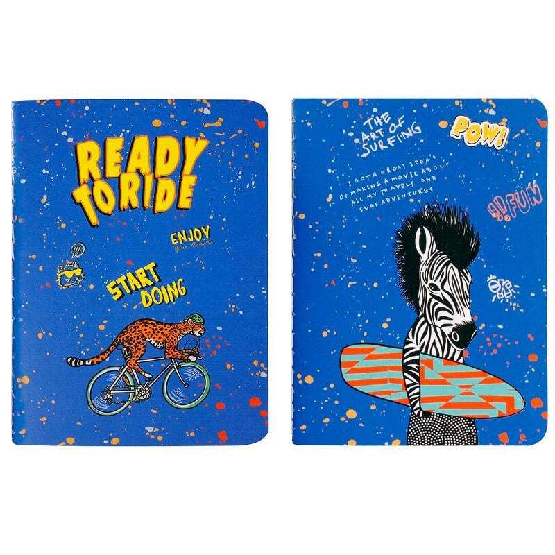 Записная книжка А5, 32л., "SWAG", тонированный блок, ассорти. HPR113