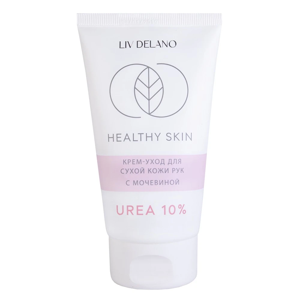 LIV DELANO Healthy Skin Крем-Уход для сухой кожи РУК с мочевиной 10%, 150г