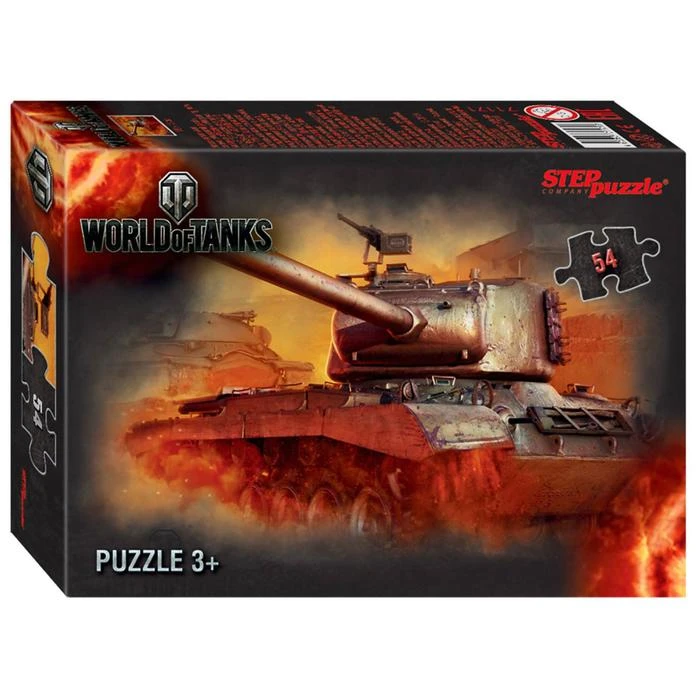 Пазл World of Tanks, 54 элемента
