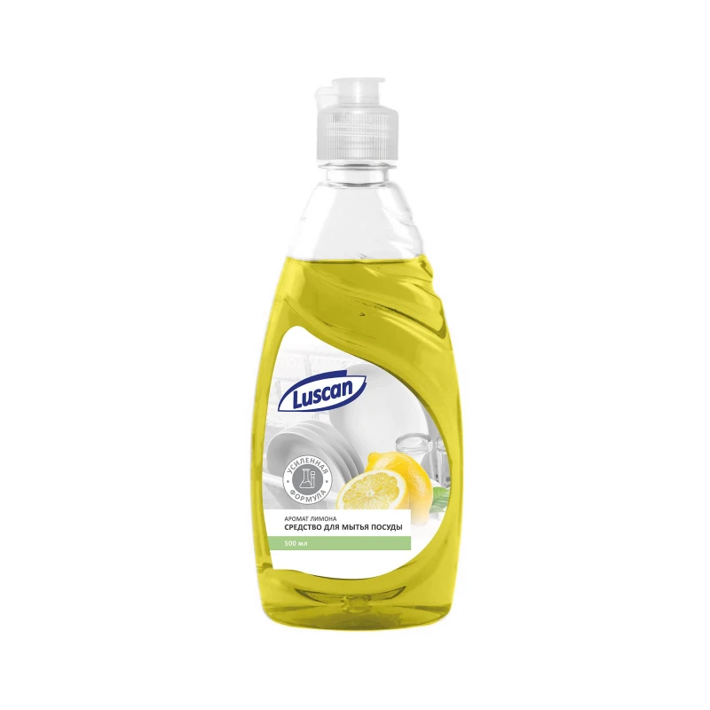 Средство для мытья посуды Luscan лимон 500мл флип-топ