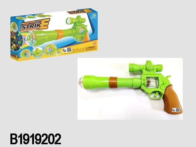 Пистолет "Цветной" (свет, батарейки 3*АА не входят в комплект) в