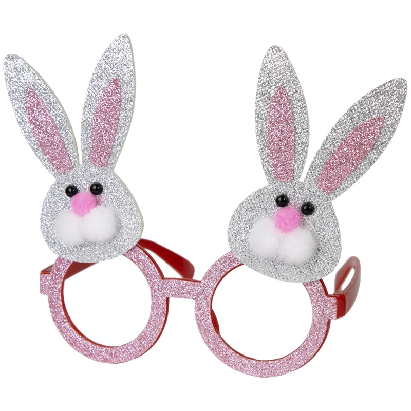 Маскарадные очки "Зайцы", полипропилен с декором из нетканого