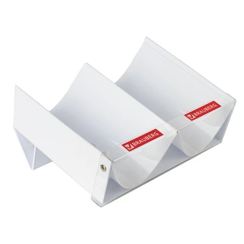 Желоб навесной/настольный для ручек и карандашей BRAUBERG, 2 отделения, 19х25 Желоб навесной/настольный для ручек и карандашей BRAUBERG, 2 отделения, 19х25