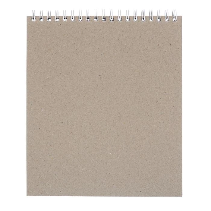 Скетчбук А5, 20 листов на гребне "Камушки", обложка мелованный картон,