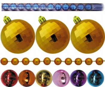 Новогодний набор 12х6см.шар.(блест.,гран.)+цепь-многогран. 5м.в тубе 1цв. д/б. Новогодний набор 12х6см.шар.(блест.,гран.)+цепь-многогран. 5м.в тубе 1цв. д/б.