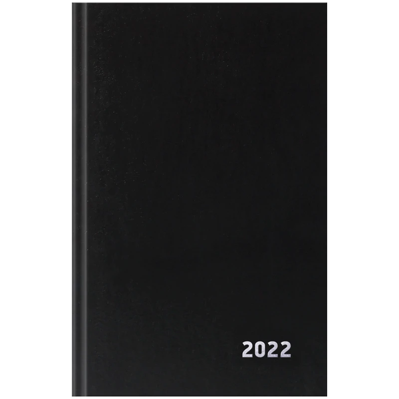 Ежедневник датированный 2023г., A5, 168л., бумвинил, OfficeSpace, черный