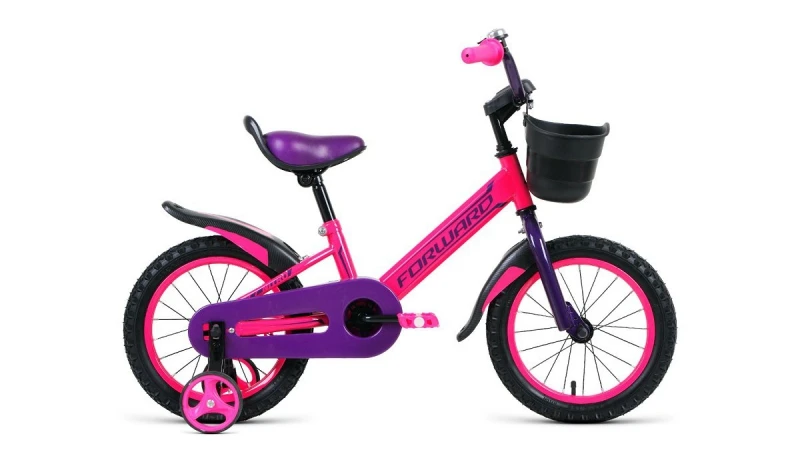 Велосипед 14" FORWARD NITRO 2020-2021 розовый