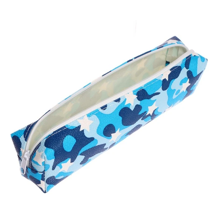 Пенал школьный "Миллитари" на молнии, МИКС