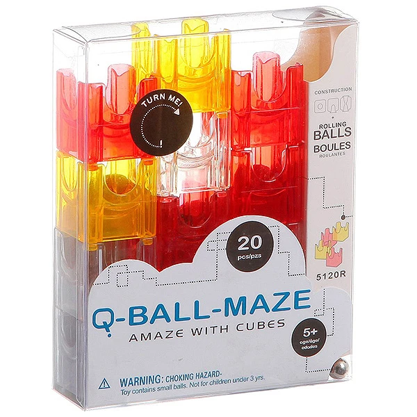 Констр. Пластм. Лабиринт с мет. Шариками 20 дет. PVC 14*12*20 см. арт. 5120R