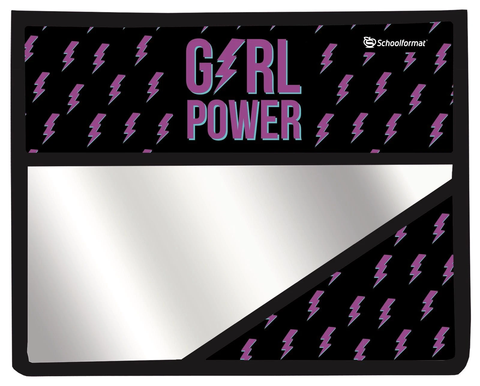 Папка для тетрадей 1 отд. А5 Schoolformat GRLPWR 230х195х50 липучка пластик для