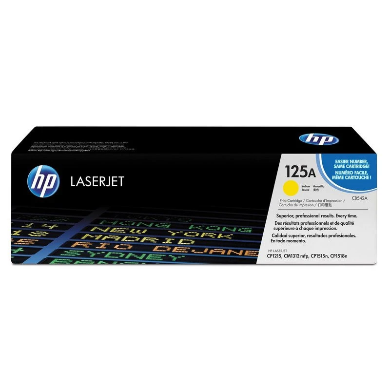 Картридж лазерный HP 125A CB542A жел. для LJ CP1215/1515 штр. 0808736839198, Картридж лазерный HP 125A CB542A жел. для LJ CP1215/1515 штр. 0808736839198,