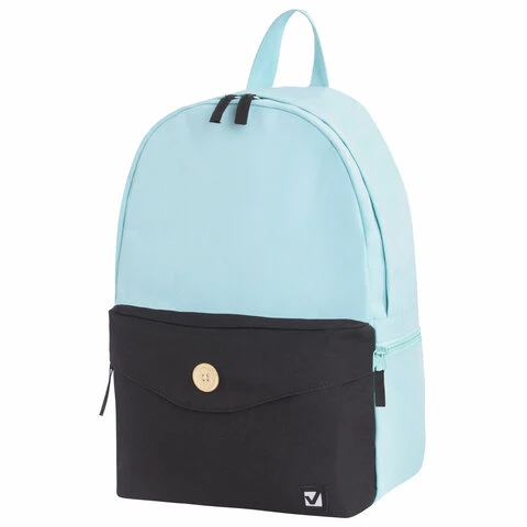 Рюкзак BRAUBERG универсальный, SYDNEY "Green&black", 38х27х12 см,