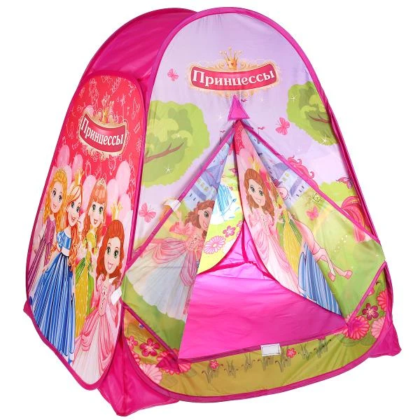 Палатка детская игровая принцессы 81х90х81см, в сумке Играем вместе
