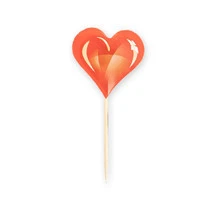 "BOOMZEE" KMZ-08 Шпажки для канапе 12 шт. 01_Сердце "BOOMZEE" KMZ-08 Шпажки для канапе 12 шт. 01_Сердце