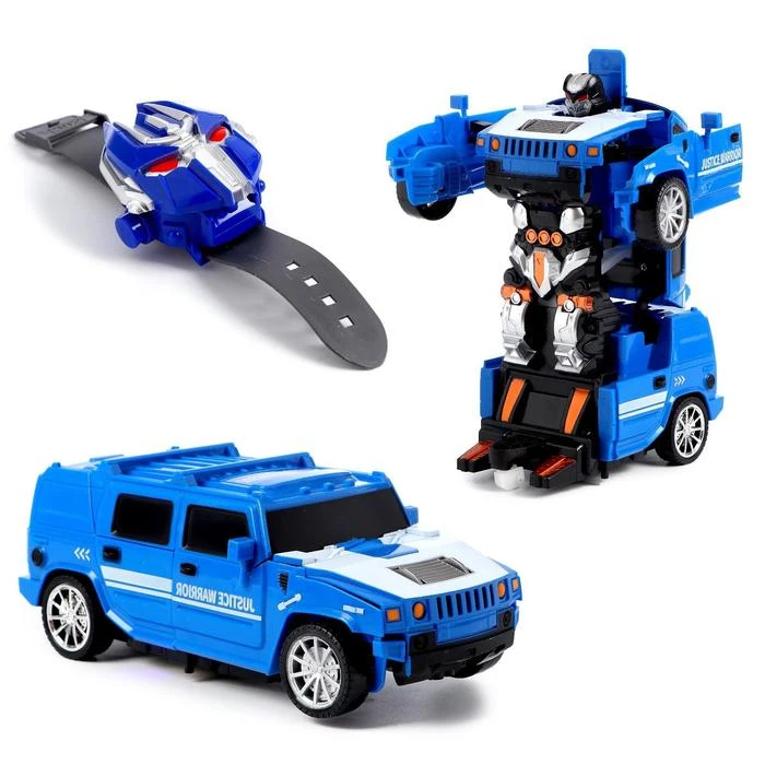 Робот радиоуправляемый "Внедорожник", трансформируется, световые и