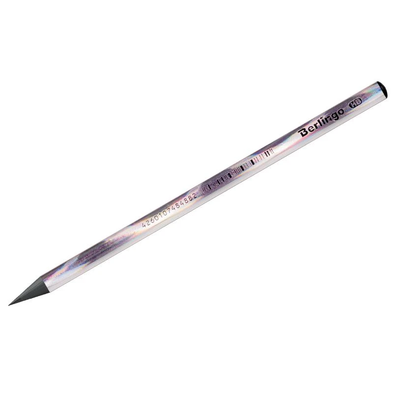Карандаш ч/г Berlingo "Starlight" HB, черное дерево, трехгранный,
