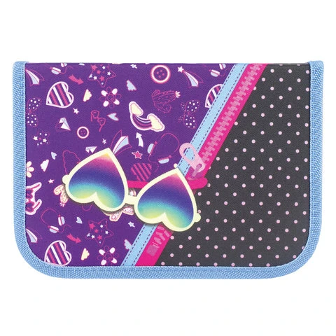 Пенал TIGER FAMILY (ТАЙГЕР) 1 отделение, откидная планка, Сказка, 20х14х4 см,