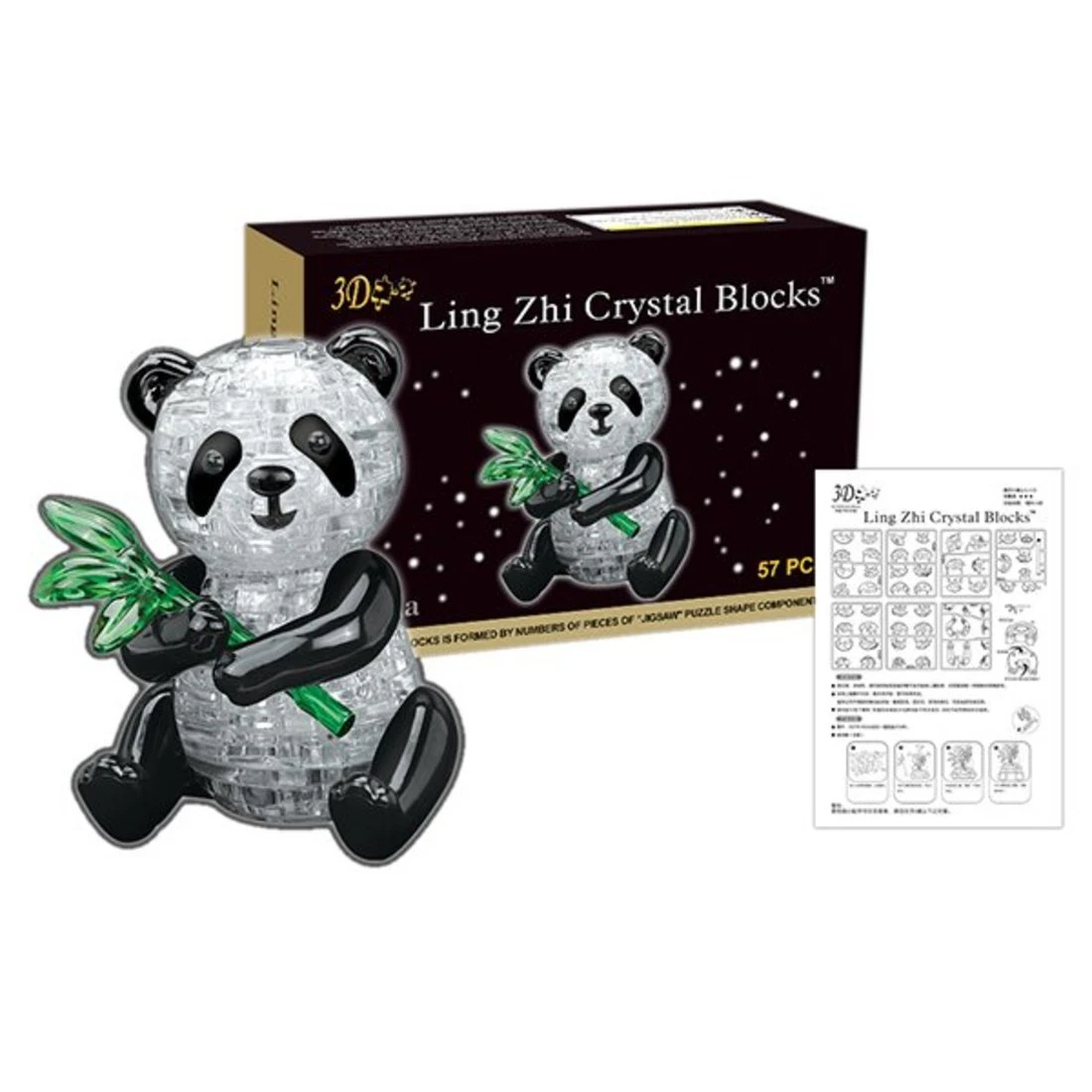 Пазл 3D Панда, в ассортименте