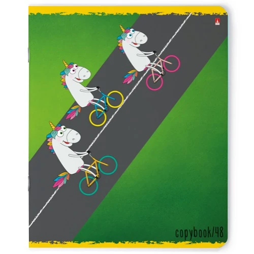 ТЕТРАДЬ 48Л. "ВЕСЕЛЫЕ ЕДИНОРОГИ"