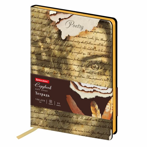 Тетрадь А5 (168х208 мм), 80 л., сшивка, клетка, под кожу, BRAUBERG VISTA, Тетрадь А5 (168х208 мм), 80 л., сшивка, клетка, под кожу, BRAUBERG VISTA,