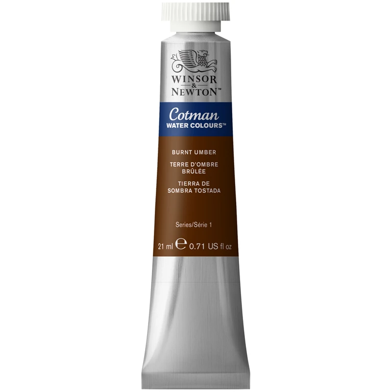 Акварель художественная Winsor&Newton "Cotman", 21мл, туба, жженая