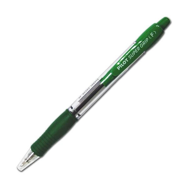 Ручка шариковая автоматическая SUPERGRIP, зеленая, 0,7 мм.
