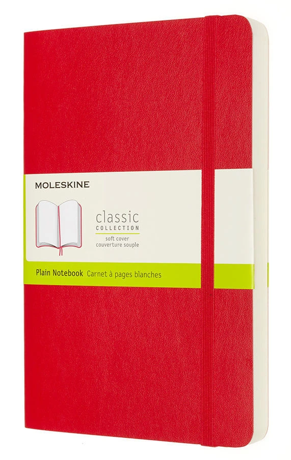 Блокнот Moleskine CLASSIC SOFT EXPANDED Large 130х210мм. 400 стр нелинованный