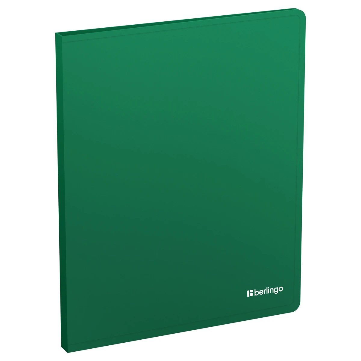 Папка с зажимом Berlingo "Soft Touch", 17мм, 700мкм, зеленая, с внутр.