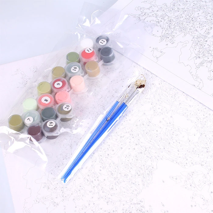 Набор для творчества "Рисование по номерам" холст-40*40см