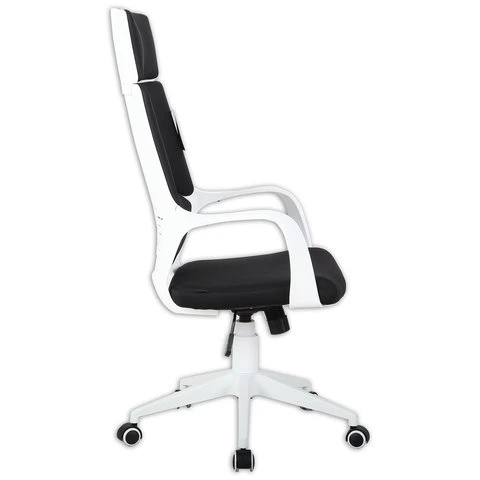 Кресло офисное BRABIX PREMIUM "Prime EX-515", пластик белый, ткань,