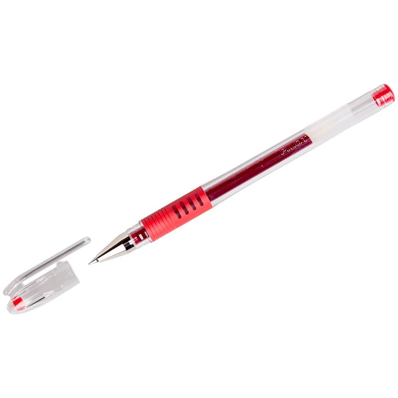 Ручка гелевая "G-1 Grip" красная, 0,5мм, грип BLGP-G1-5-R