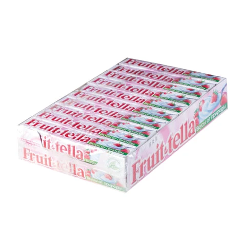 Жевательная конфета FRUITTELLA (Фруттелла) "Клубничный йогурт", 41 г,