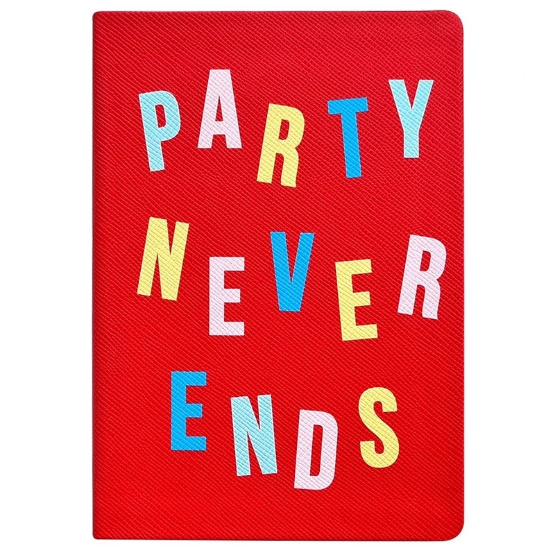 Тетрадь общая Infolio А5 96 л, клетка, интегр перепл, кож.зам. Party N2009