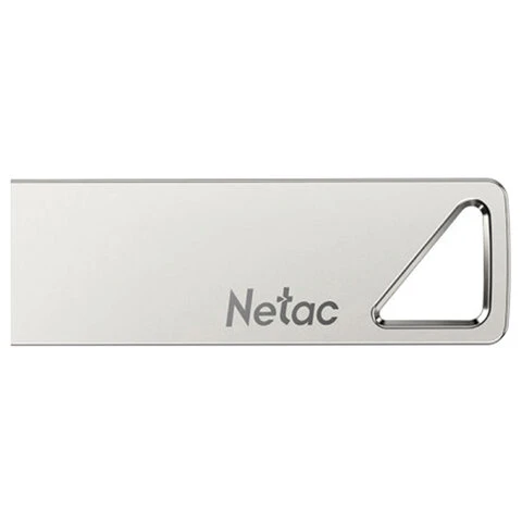 Флеш-диск 16GB NETAC U326, USB 2.0, металлический корпус, серебристый,