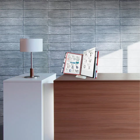 Демосистема настольная/настенная, с 10 цветными панелями А4, металлическая