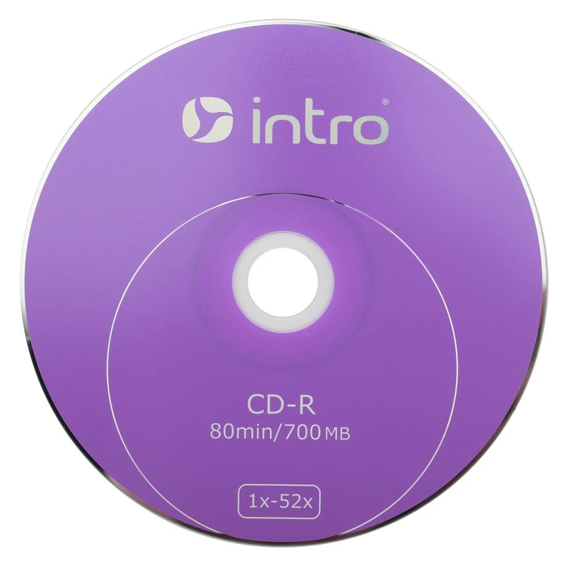 Носители информации CD-R, 52x, Intro, конверт/1, Б0016199 Носители информации CD-R, 52x, Intro, конверт/1, Б0016199