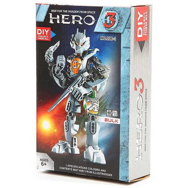 Конструктор Hero, 22*14*5,5см, BOX, арт.006-1
