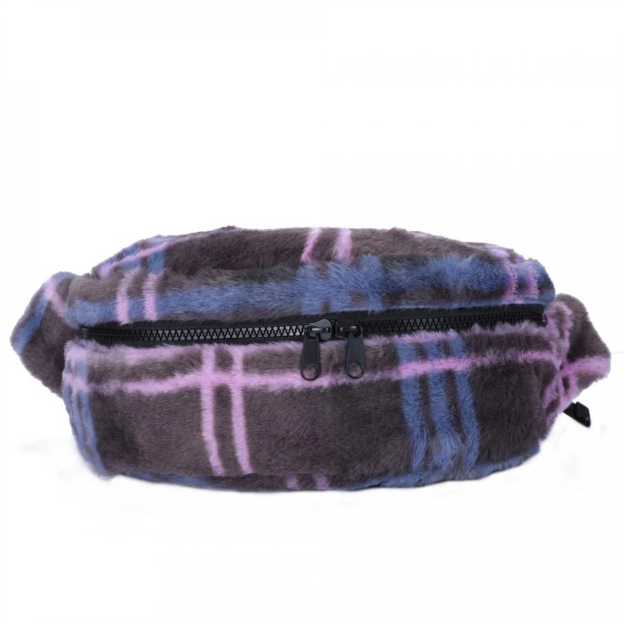 PW-936 Поясная сумка (клетка серо-голубая)