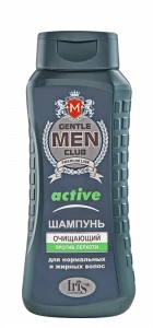 Iris Gentlemen club Шампунь "ACTIVEочищaющий" для нормальных и жирных