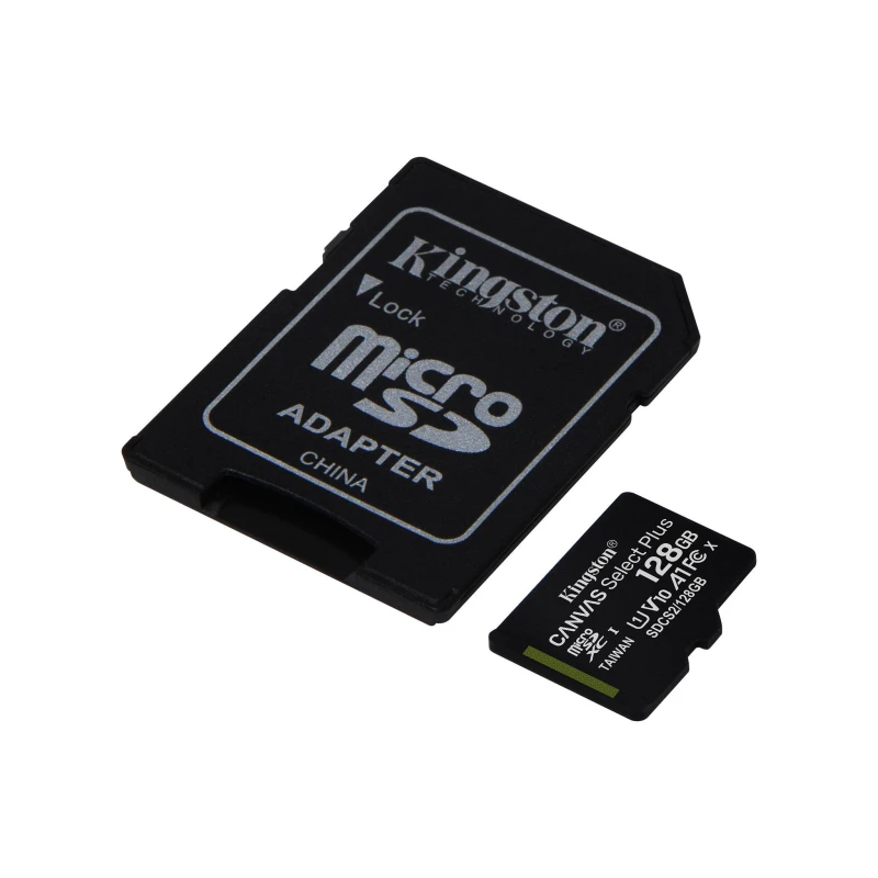 Карта памяти Kingston Canvas Select Plus microSDXC UHS-I +ад (SDCS2/128GB)