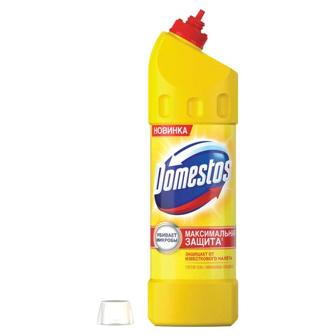 Чистящее средство 1 л, DOMESTOS (Доместос) "Лимонная свежесть", с