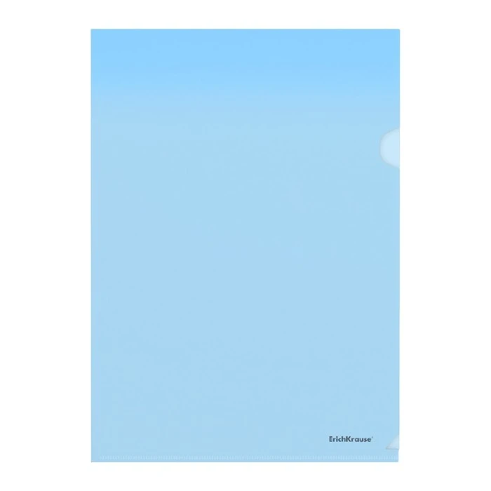 Папка-уголок А4, ErichKrause. Glossy Classic, синяя