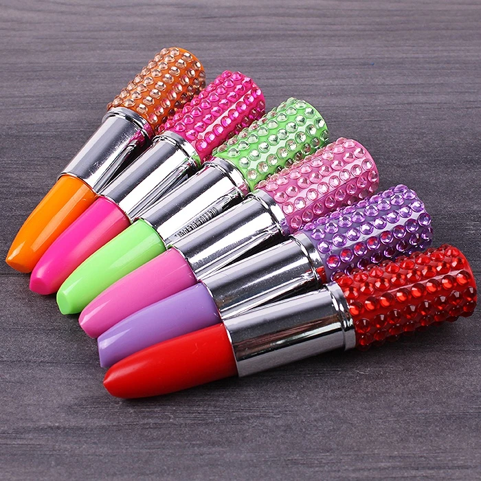 Ручка шариковая синяя "Darvish" корпус в форме "помады"