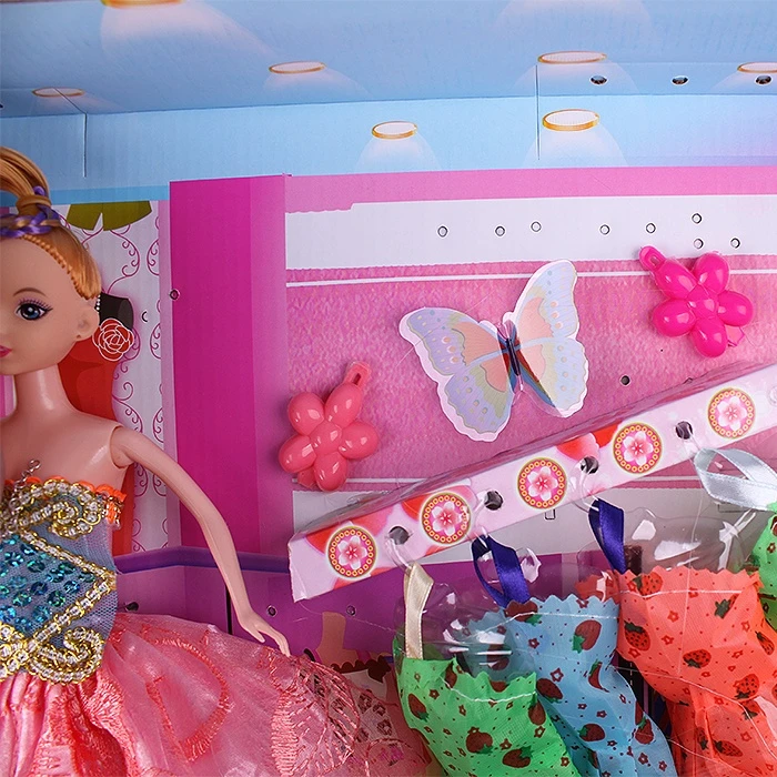 Набор "Модница" 8 платьев + аксессуары