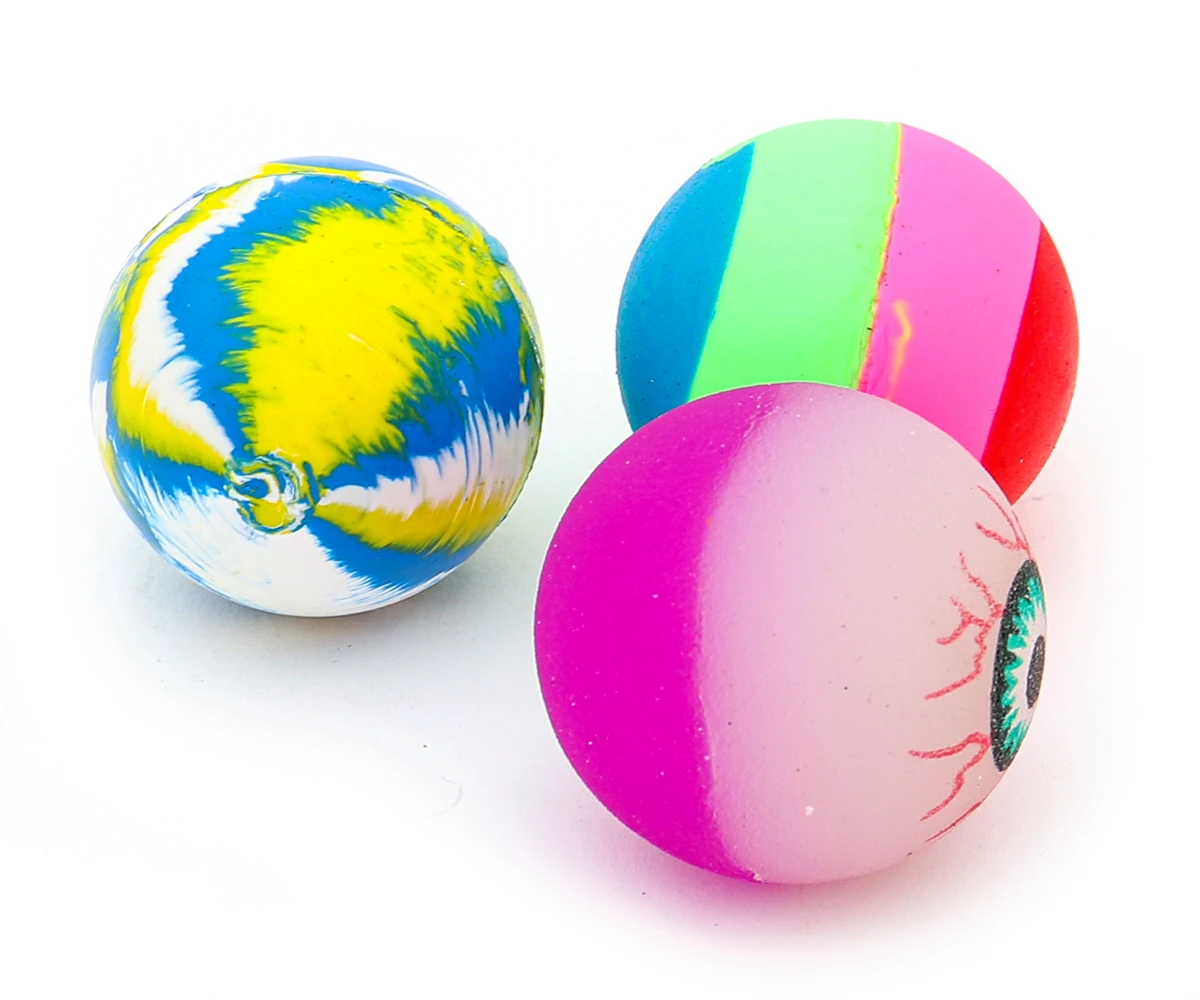 Мяч-прыгун 4,5 см "МИКС ЦВЕТОВ" (арт. T015) (в пакете)
